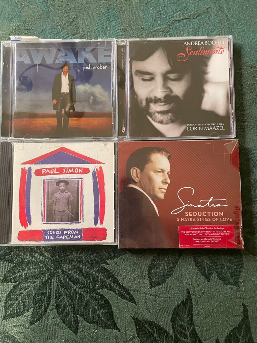 4 male artists cds